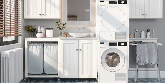 Laundry renovation in Melbourne